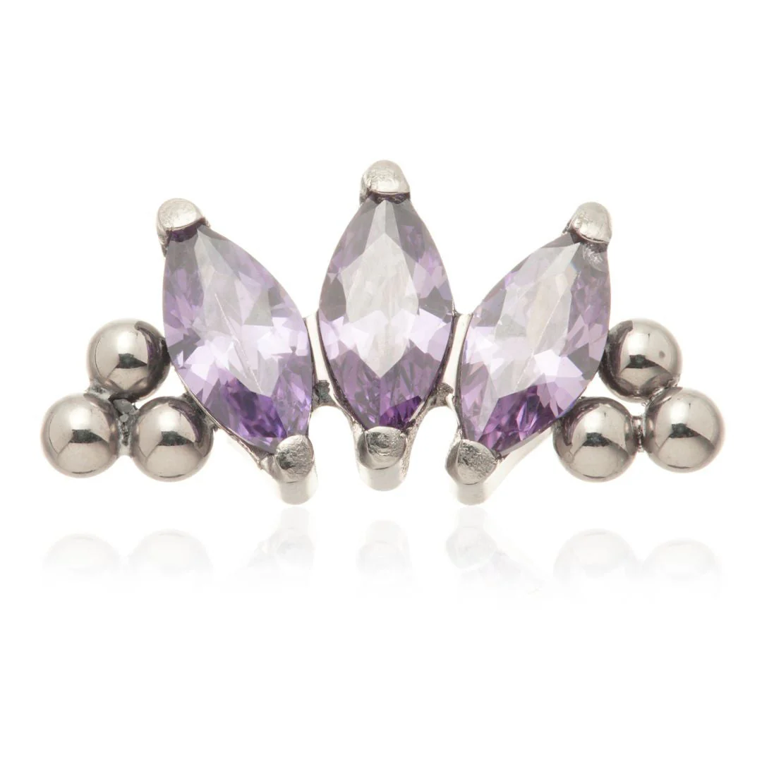 Ti Internal Triple Marquise Beaded Attachment - Image 8