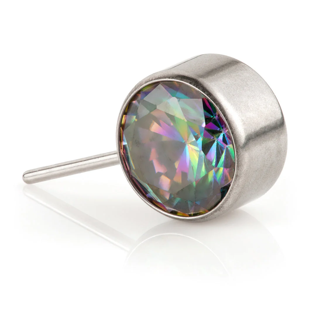 Ti Threadless Forward Facing Single Bezel-Set Attachment - Image 2