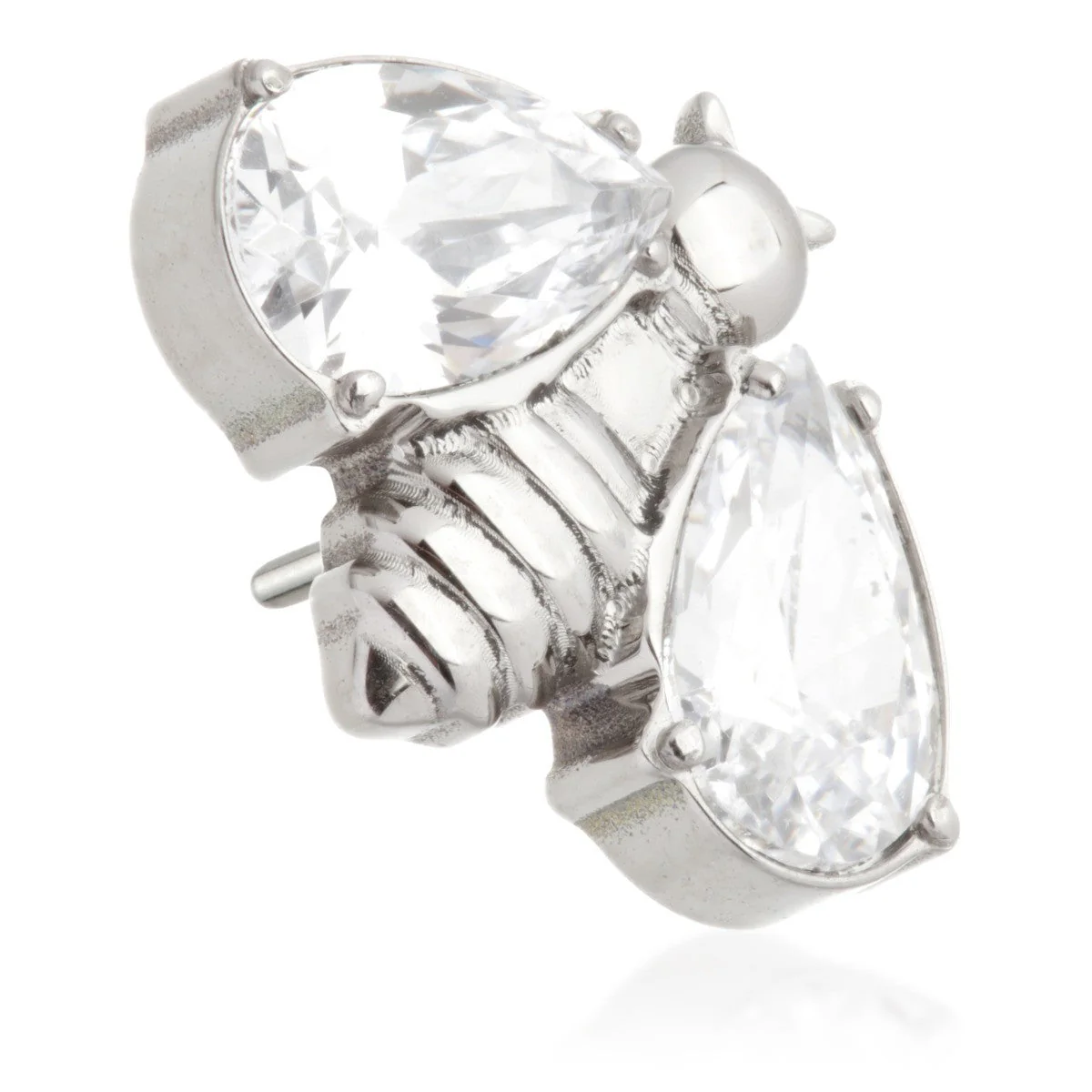 Ti Threadless Jewelled Bee Attachment