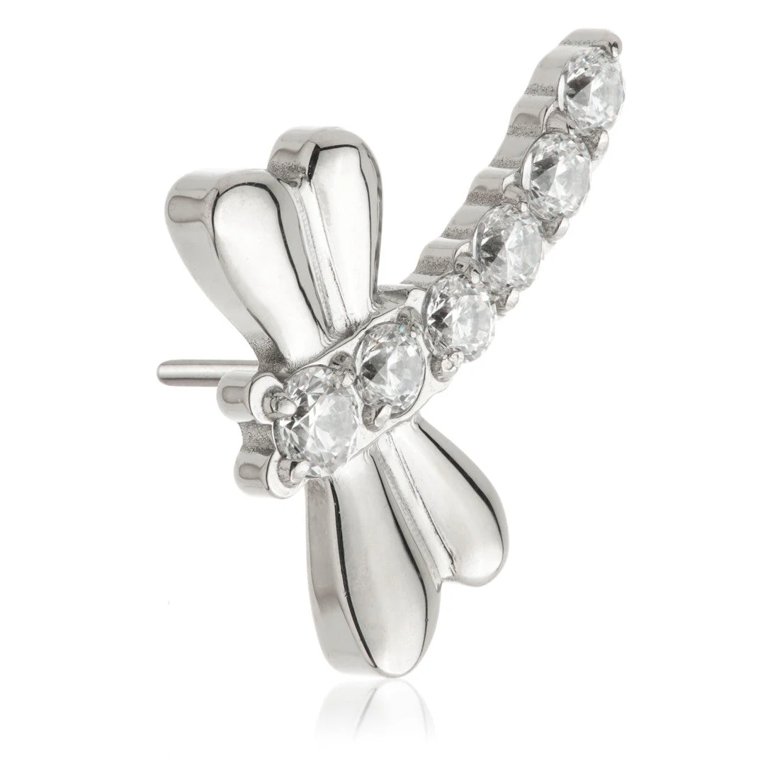 Ti Threadless Jewelled Dragonfly Attachment