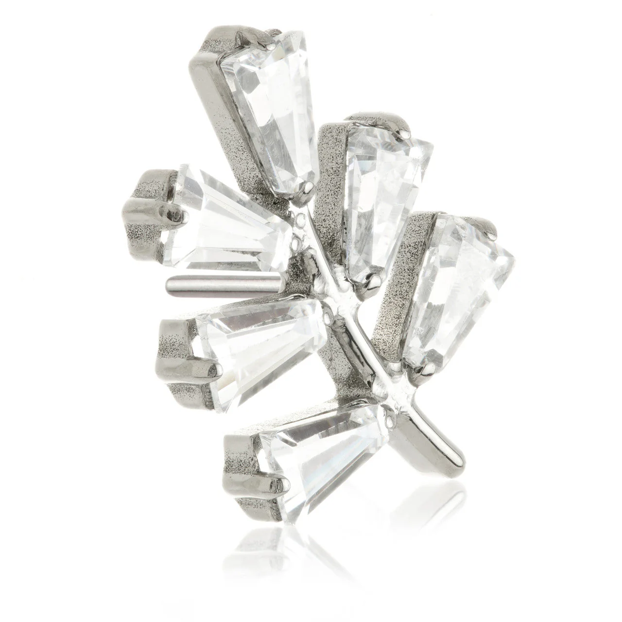 Ti Threadless Jewelled Leaf Attachment