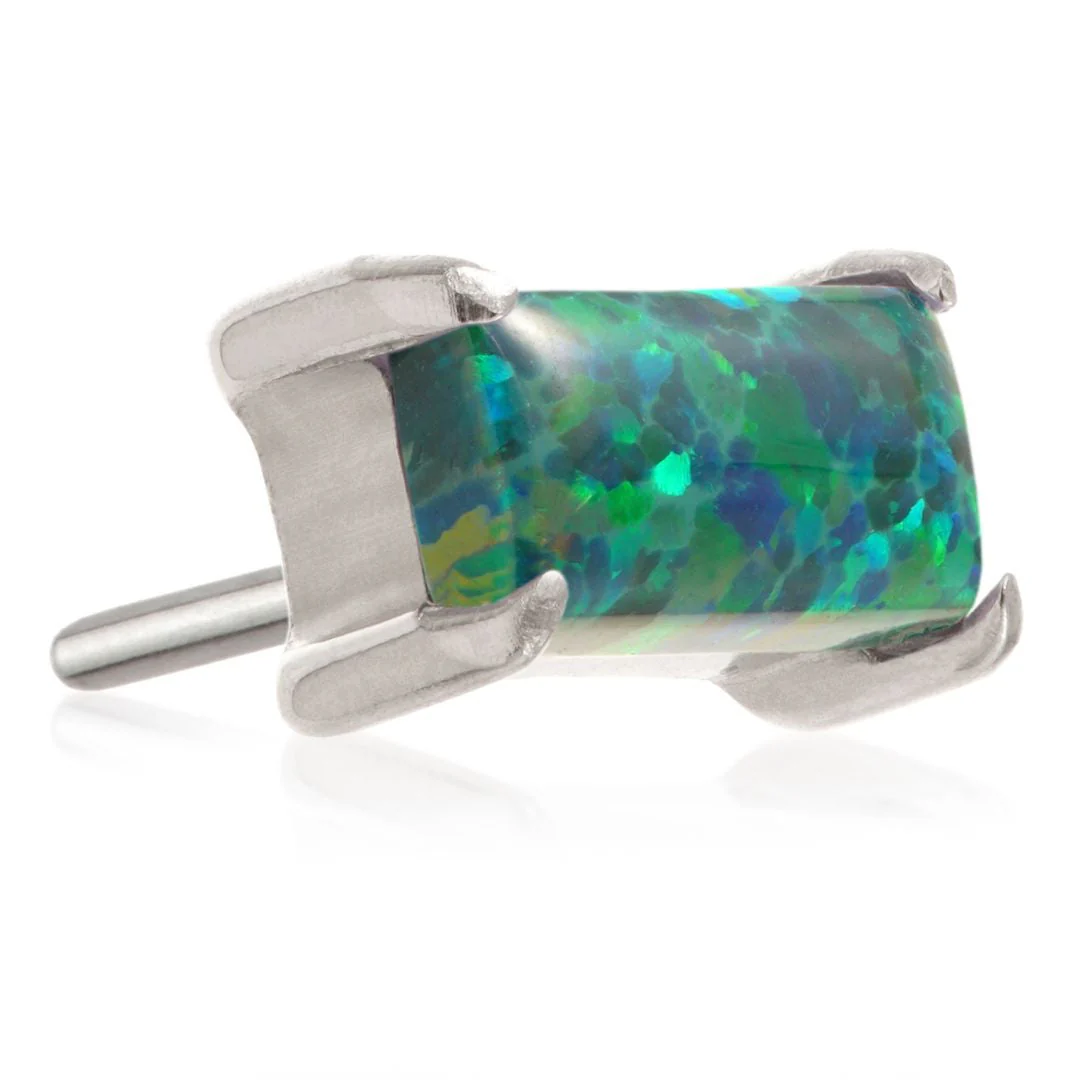 Ti Threadless Mini Baguette Opal Attachment - Image 4