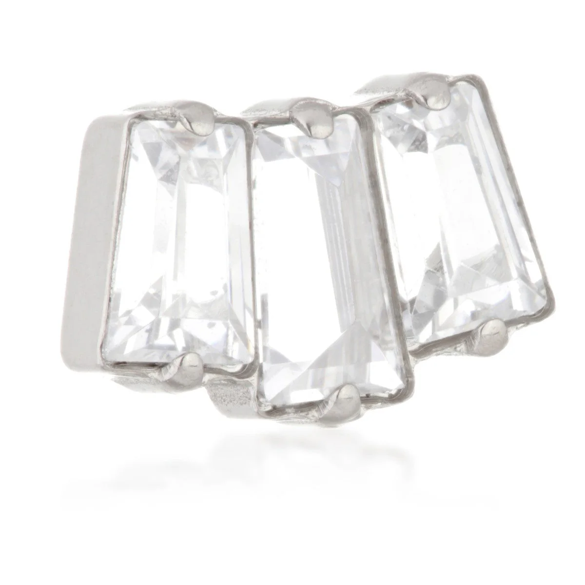 Ti Threadless Triple Baguette Cluster Attachment