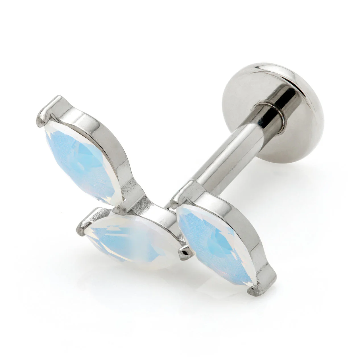 Ti Threadless Triple Opal Marquise Labret-1.2-8