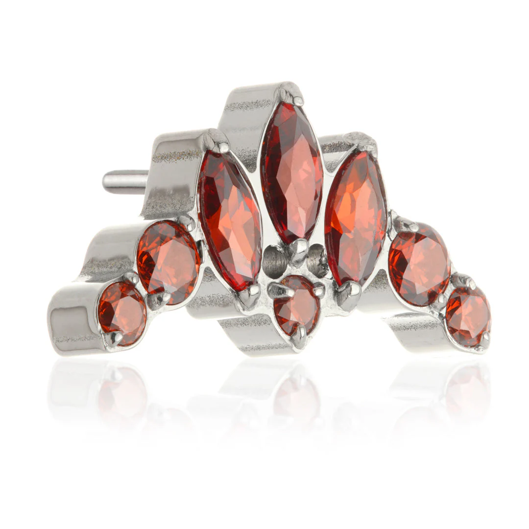 TiC Fleur De Lis Jewelled Threadless Attachment - Image 5