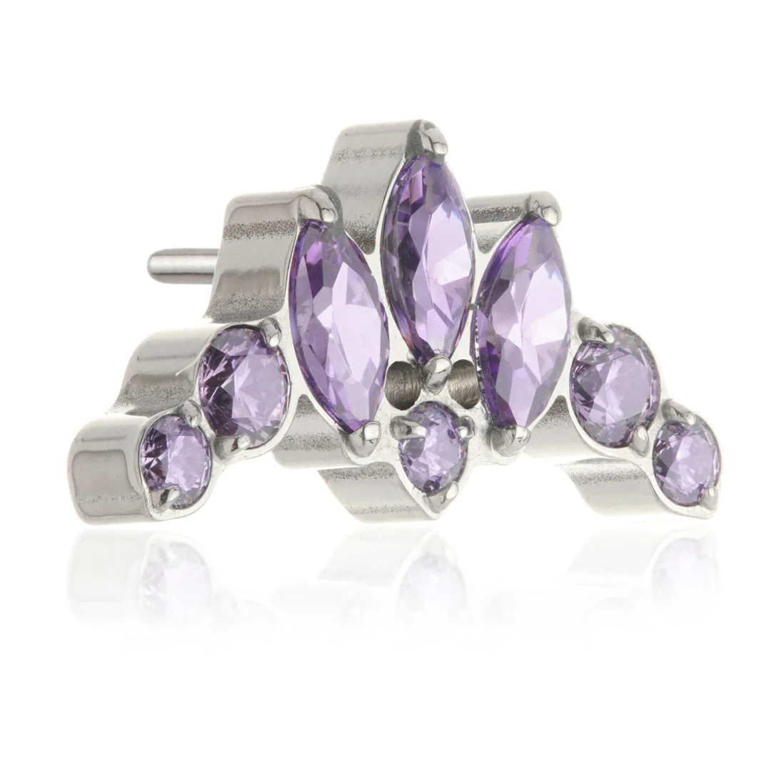 TiC Fleur De Lis Jewelled Threadless Attachment - Image 9