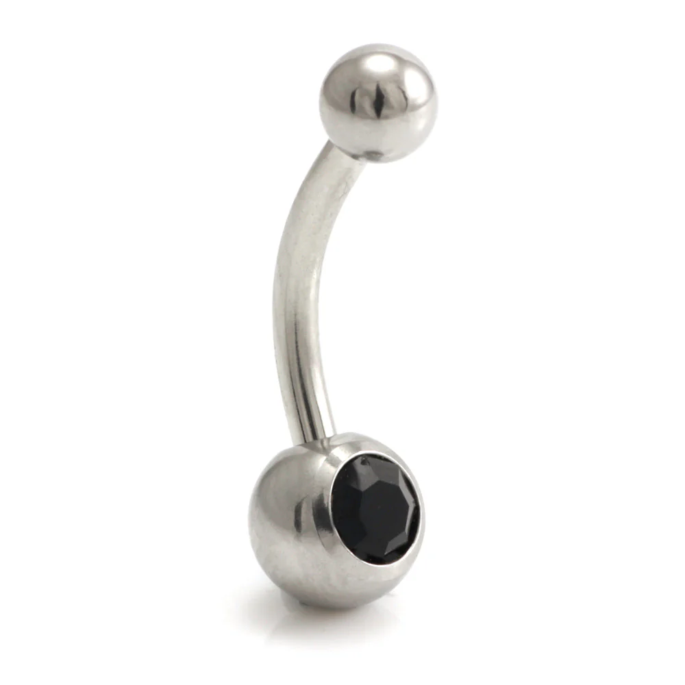 Titanium External Thread Baby Jewelled Navel - UK Made - Image 16