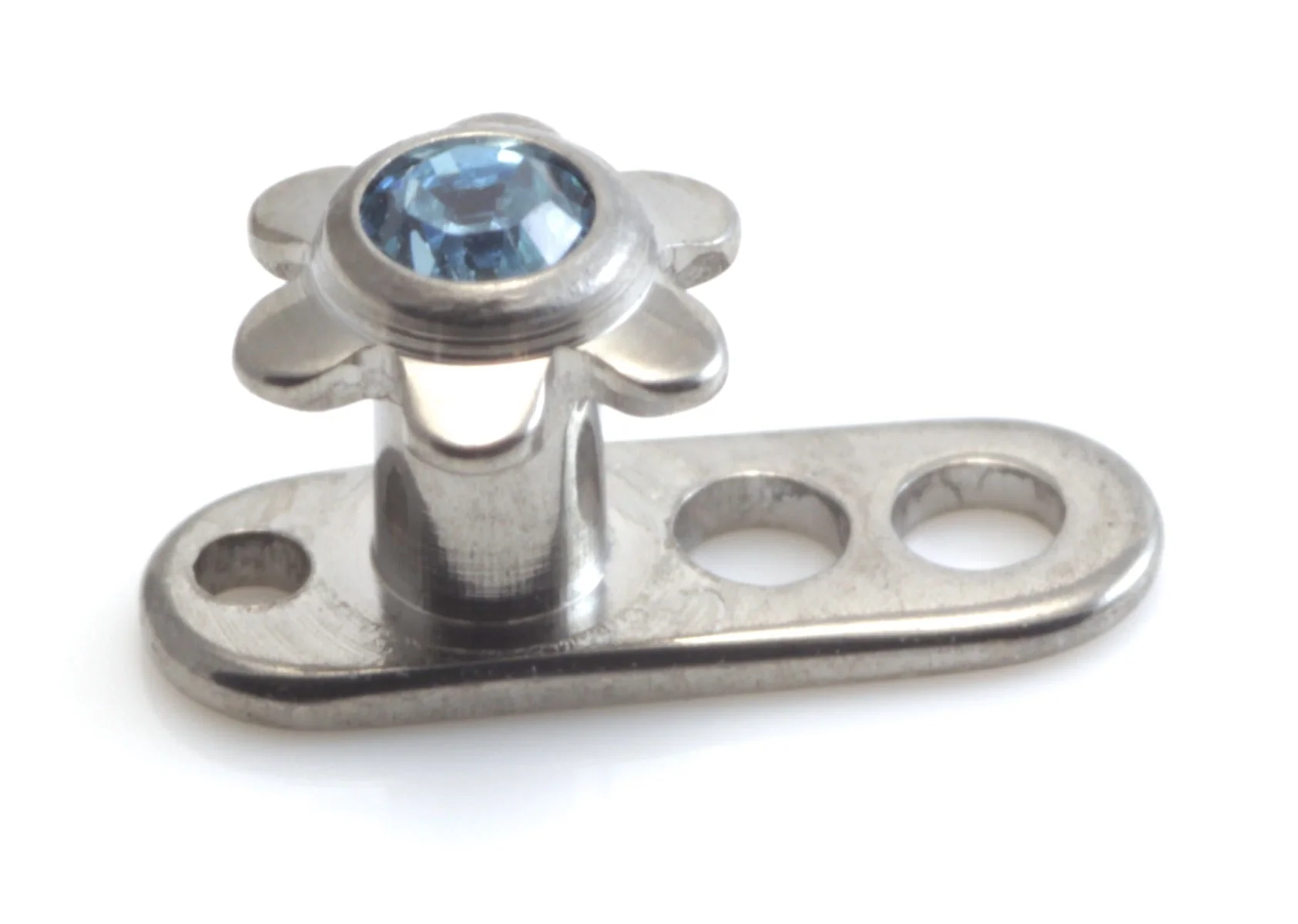 Titanium Internal Thread Anchor With Ti Gem Flower - Image 5