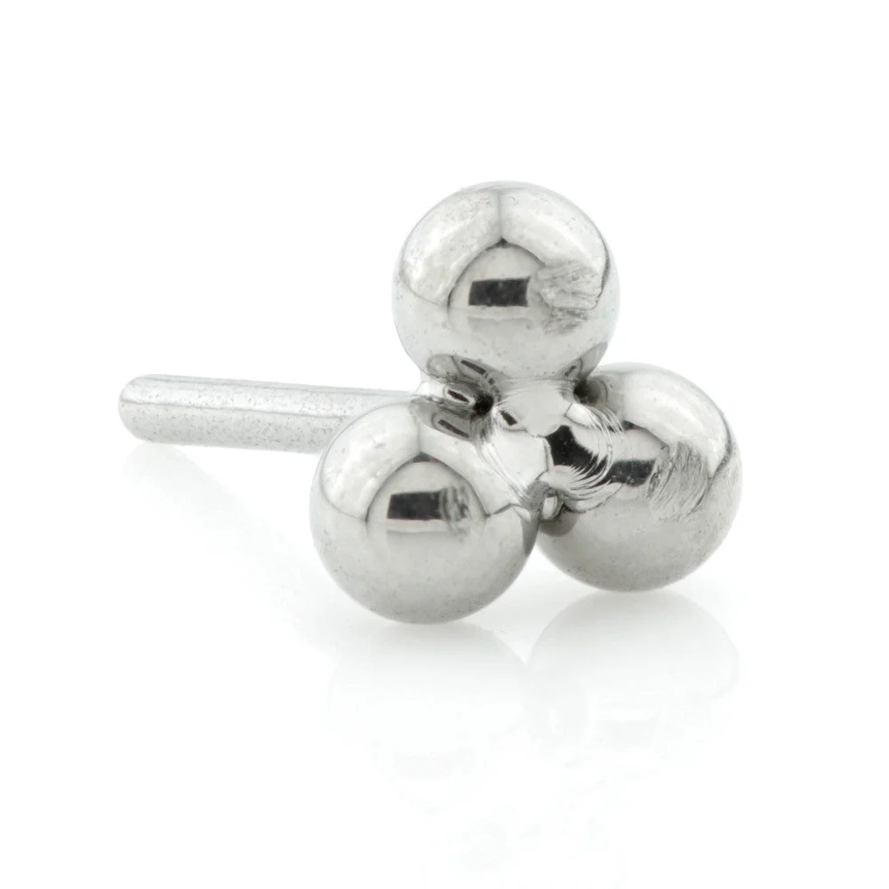 Titanium Threadless Micro Trinity Dot