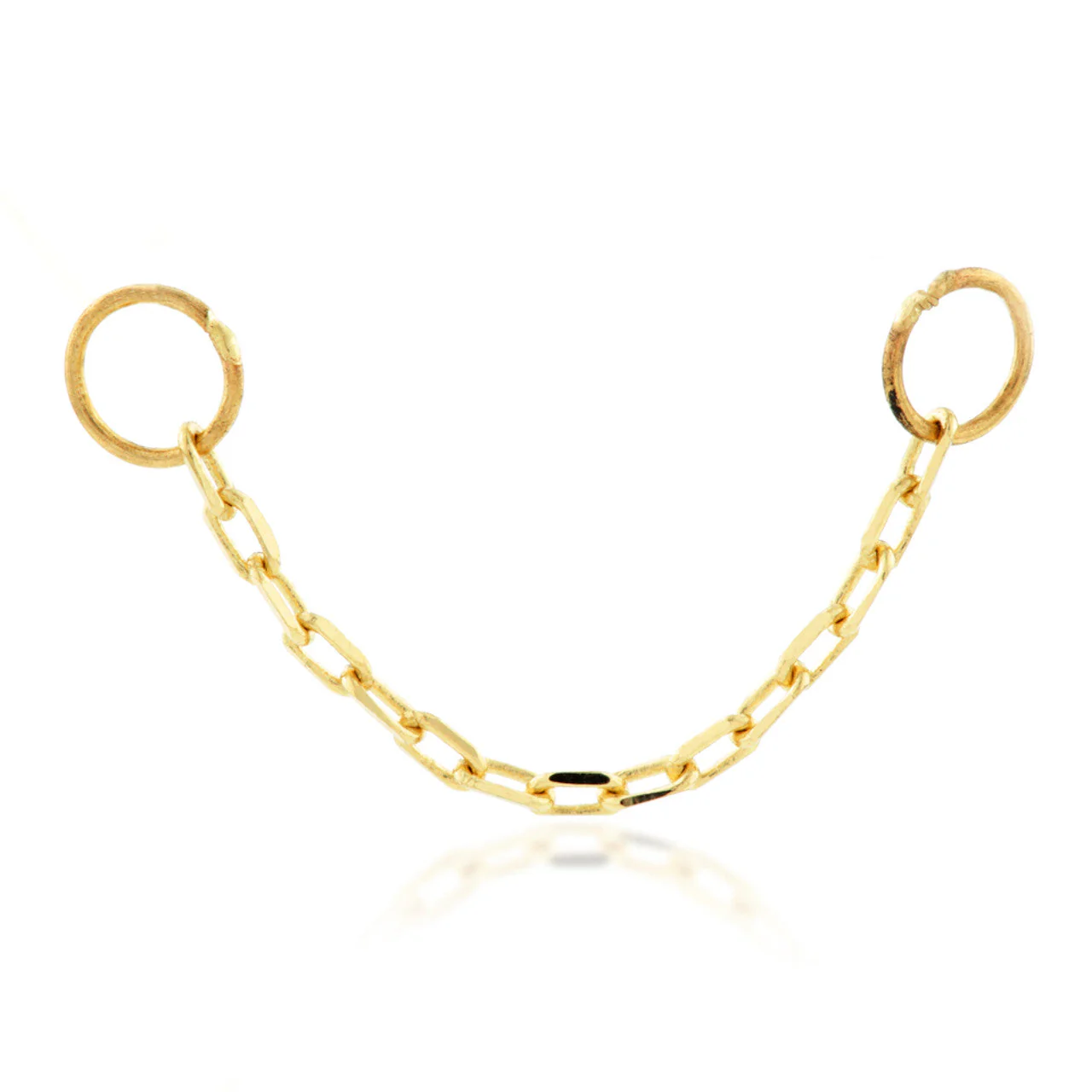 TL - 14ct Gold Hanging Chain Charm-14K-28-Y