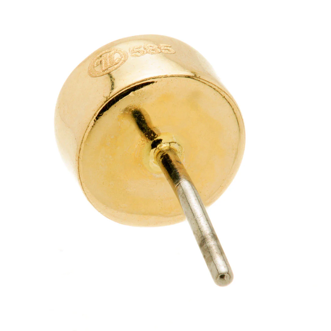 TL - 14ct Gold Smokey Quartz Bezel Pin Attachment - Image 2