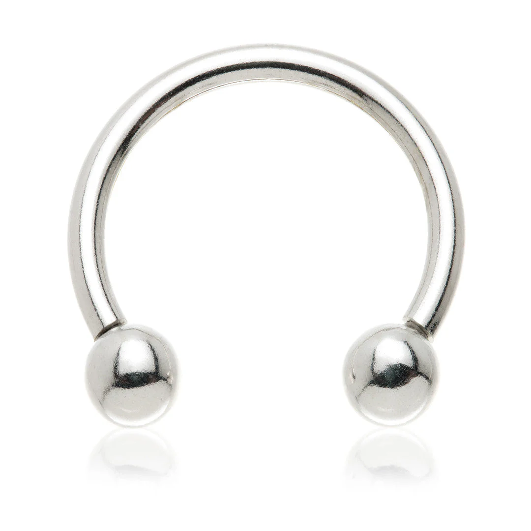 TL - 14ct Internal Gold Circular Barbell - Image 2