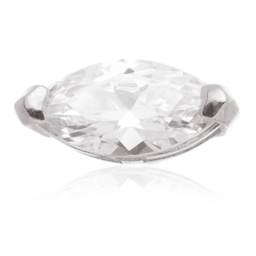 TL - 14ct Internal Gold Marquise Gem Attachment - Image 2