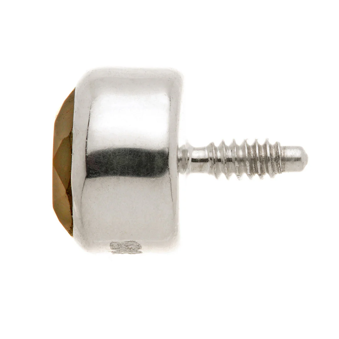 TL - 14ct Internal Gold Smokey Quartz Bezel Attachment - Image 4