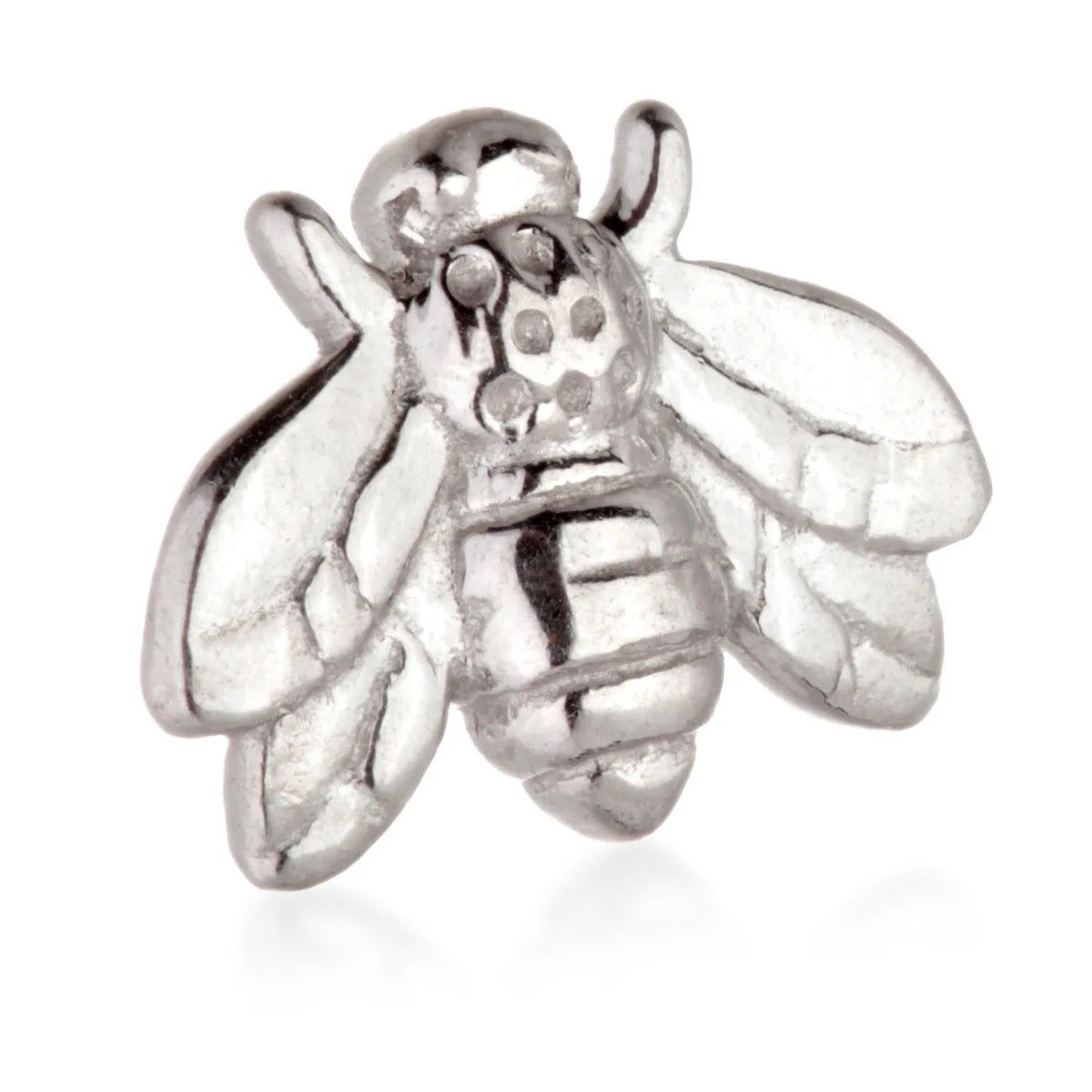 TL - 14ct Threadless Gold Bee Pin Attachment - Image 2
