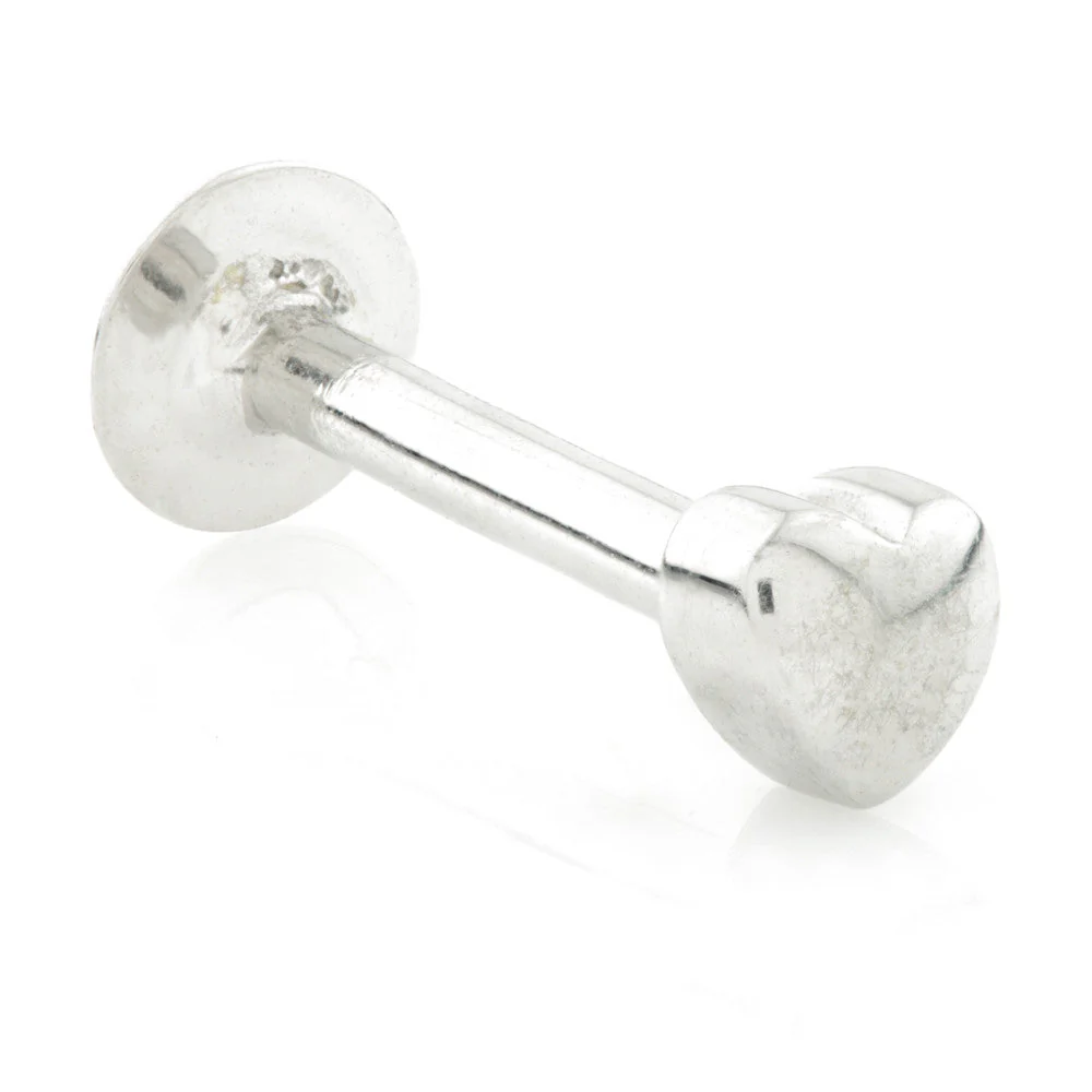 TL - 9ct Gold Heart Tragus Labret