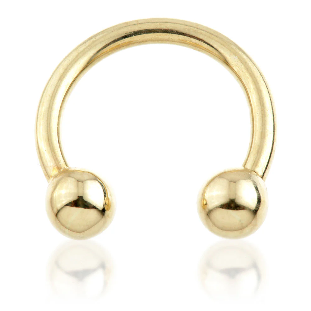TL- Gold Circular Barbell