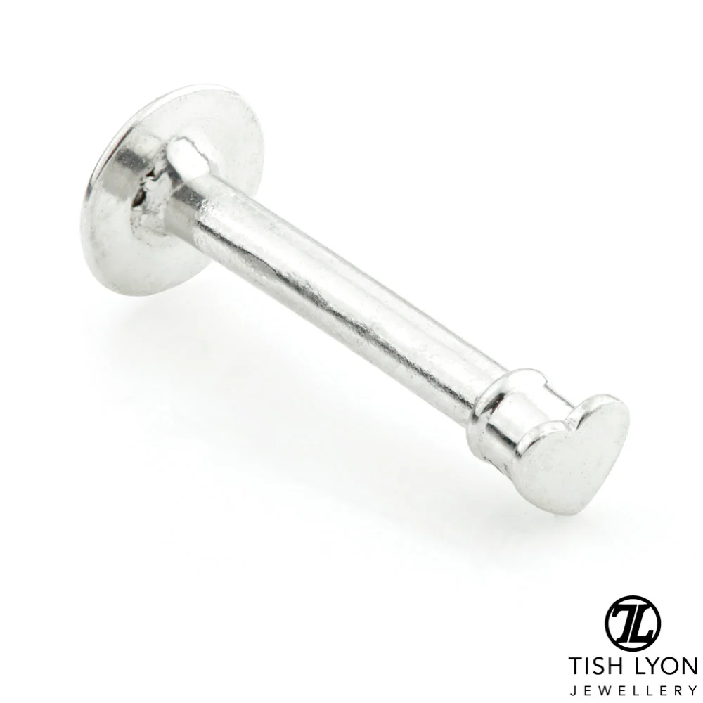 TL - Gold Heart Labret - Image 3