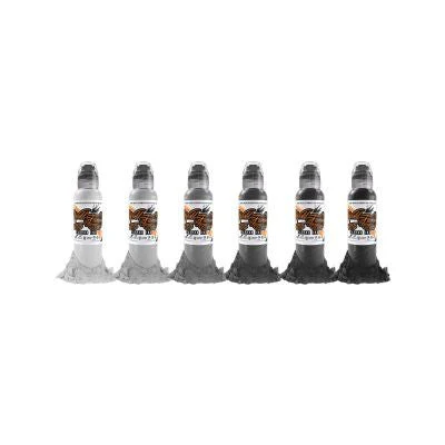 World Famous Ink Poch's Monochromatic Set - 6 x 1oz