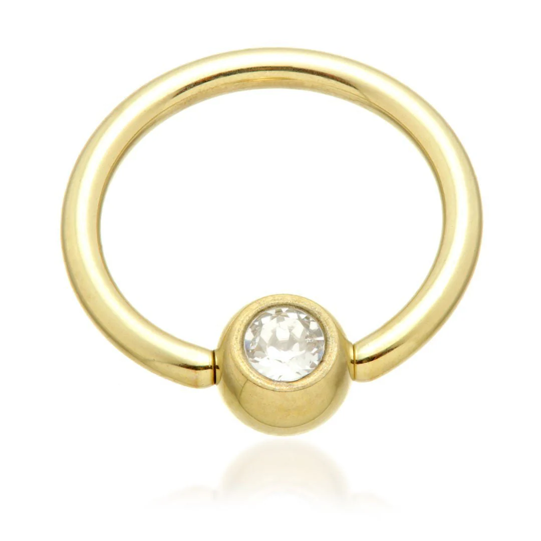 Zircon Gold Steel Gem Micro BCR