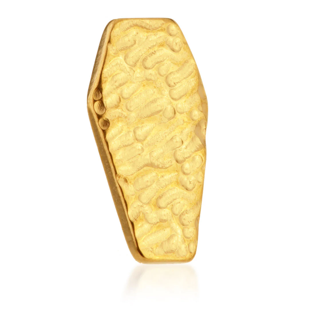 Zircon Gold Ti Internal Rippled Coffin Attachment