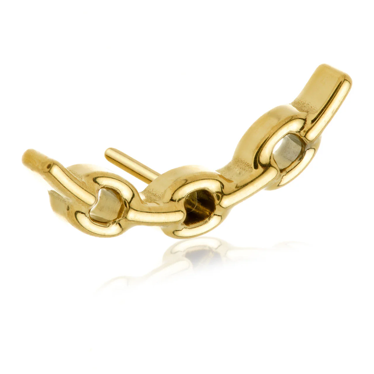 Zircon Gold Ti Threadless Chain Attachment