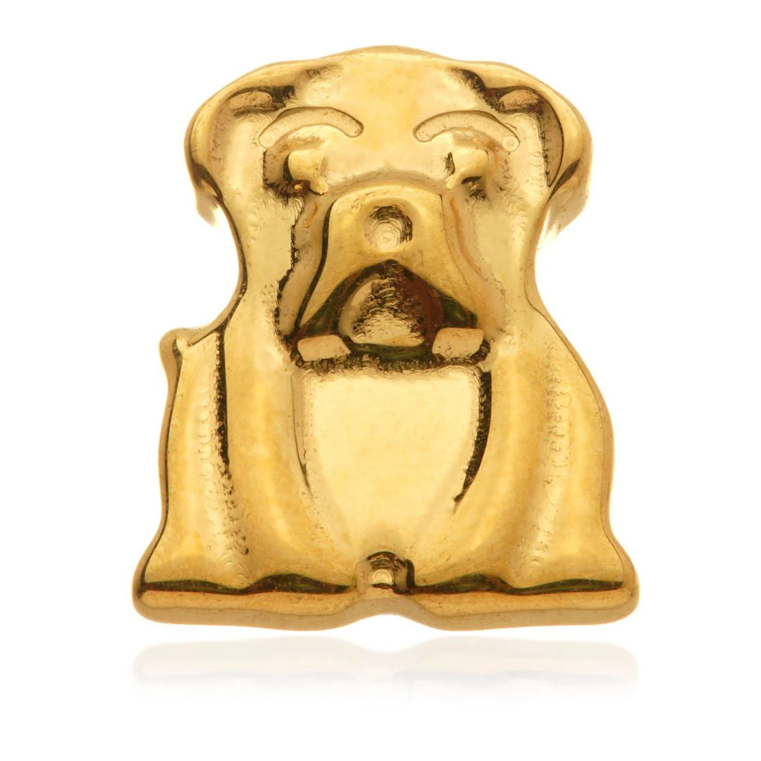 Zircon Gold Titanium Internal Thread Bulldog Attachment